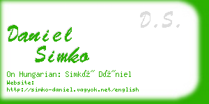 daniel simko business card